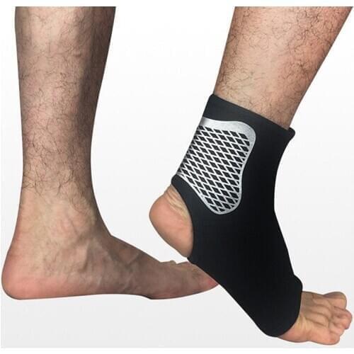 1pcs Elastic Neoprene Strap Ankle Supports Brace Badminton Basketball Football Riding Taekwondo Fitness Heel Protector