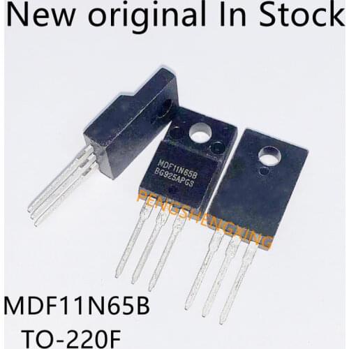 10PCS/LOT MDF11N65B TO220F MDF11N65 11N65B 11N65 TO-220F New original spot hot sale