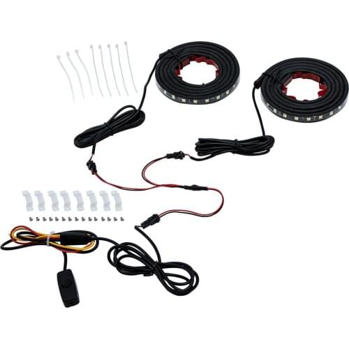 12V 2PCS 60" Truck LED Bar Light Cargo Work Lighting kit Strips for Chevy Ford for Dodge GMC