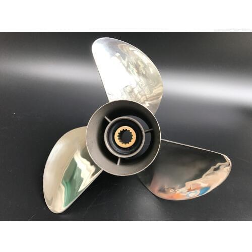 13 1/2x15k 60hp 85hp 100hp 115hp hidae outboard boat motor 4stroke 15 tooth stainless steel propeller