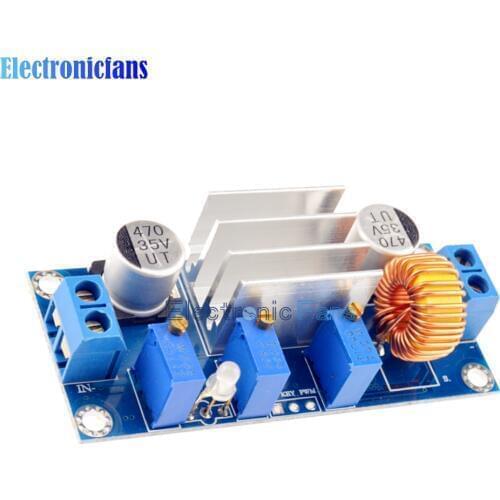 5Pcs/Lot 5A Max DC-DC XL4005 Step Down Buck Power Supply Module Adjustable CC/CV Lithium Charge Board for Arduino Standard