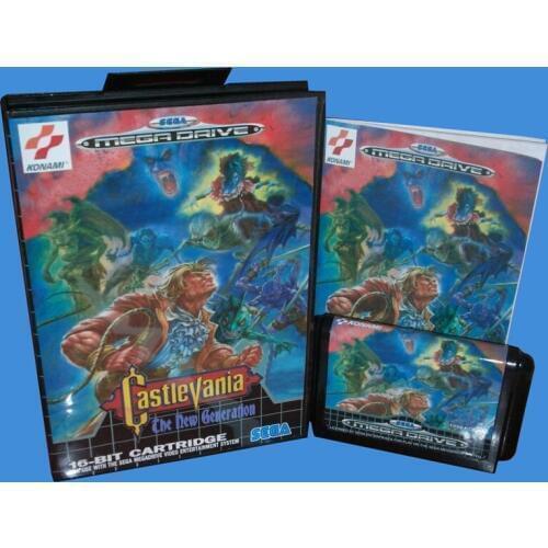 Castlevania the new generation With Box And Manual 16bit MD Game Card For Sega Mega Drive For Genesis