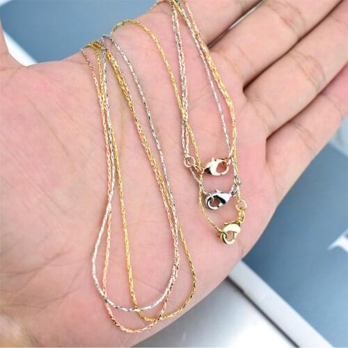 DIY chain, bracelet, anklet, special pearl chain material with lobster clasp, high-quality electroplating and color retention