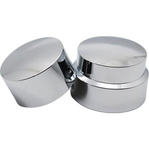 Motorcycle Rear Axle Nut Covers Caps For Harley Sportster XL Dyna Fat Bob FXDF Touring Electra Street Glide Softail Tri Glide