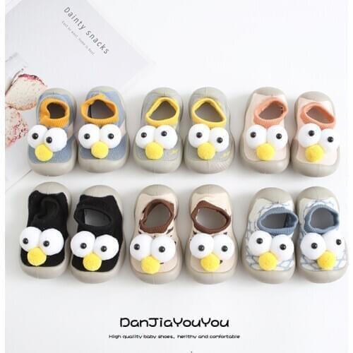 Baby Sock Shoes Cute Animal Style Baby Rubber Floor Sock Shoes