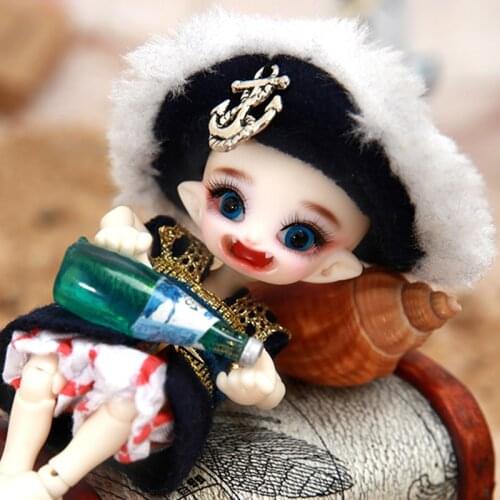 Fairyland Pukipuki Cupid3 1/12 Doll BJD Pink Smile Elves Toys for Girl Tiny Resin Jointed Doll