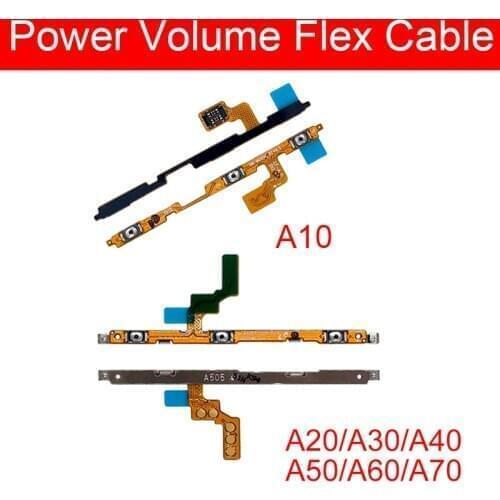 Power Volume Flex Cable For Samsung Galaxy A10 A20 A30 A40 A50 A60 A70 A90 A105 A205F A305F A405F M10 M20 M30 M105 M205 M305