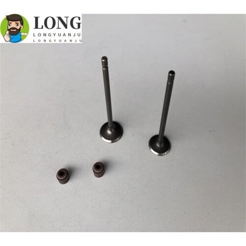 Motorcycle Engine Valve Intake Exhaust Stem Valve For Suzuki AN125 UA125 HS125T AN UA 125cc Scooter Engine Spare Parts
