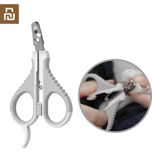 Youpin Pawbby Cat Nail Clippers Stainless Steel Grooming Dog Nail Clippers Oblique Cats Nail Scissors With Lock For Pet Care