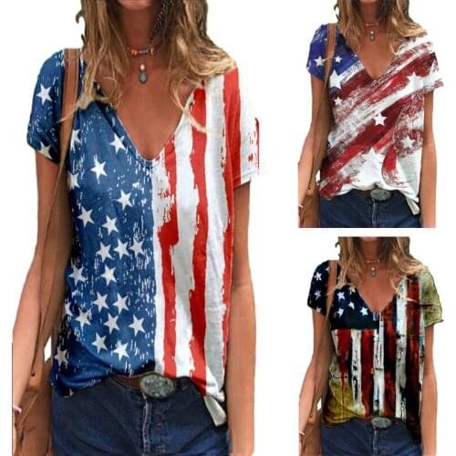 Summer Harajuku Womens T-shirt Womens Fashion Tie Dye Gradient O-neck Short Sleeve T-Shirt Short Sleeve Printed T-Shirt Women