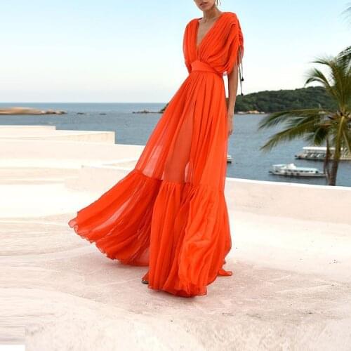 Lucazer Womens Evening Chiffon Dresses