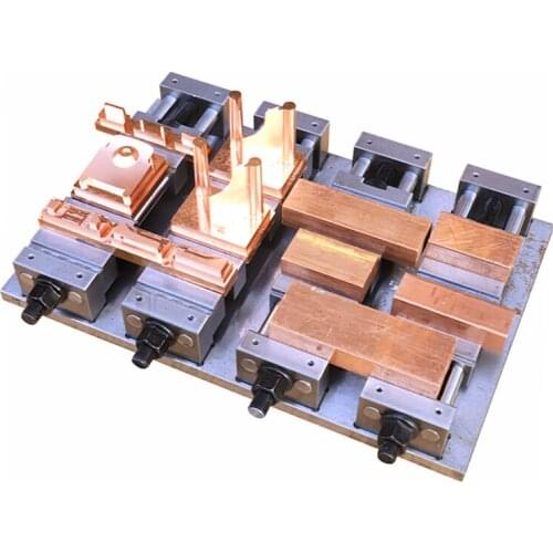 Multistation CNC Jig Flat Tongs Screw Precision Parallel Jaw Plain Vise Multiple-step QGG for CNC Router Milling Machine