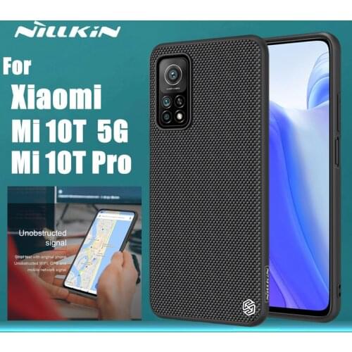 Nillkin for Xiaomi 10T Pro Mi10T 5G case back cover Textured protective Nilkin nylon fiber TPU PC cases