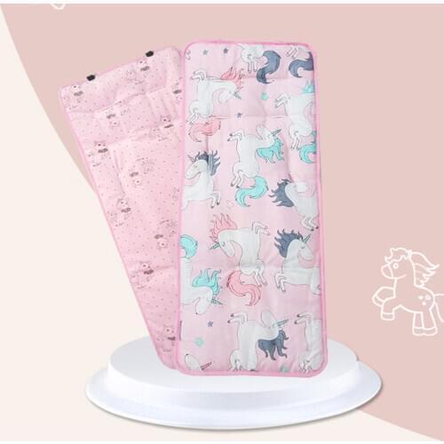 Baby Stroller Cushion Cotton Warm Car Seat Accessory Mattress Liner Mat Shoulder Thick Dining Chair Cushion Pillow All Season