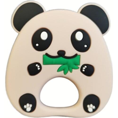 Food Grade Silicone Teether Rodent Chewable Animal Teething Toys Necklace Pendant Soft Silicone Babies Nursing Gift BPA Free