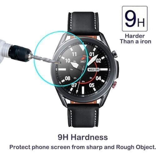 Clear Film Tempered Glass Screen Protector for Samsung Galaxy Watch 3 45mm 41mm Smart Watch Band Strap Accessories Cover