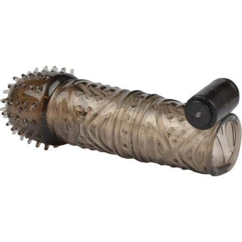 Silicone Reusable Condoms Extend Enlargement Penis Sleeve Soft Dick Ring Male Penis Extension Sleeves Sex Toys for Man Adults