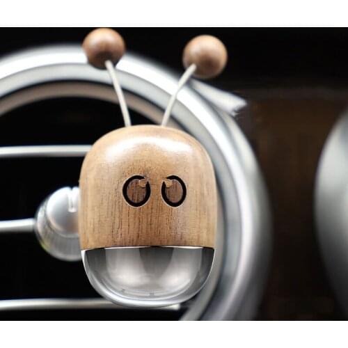 Cute Bee Air Purifier Solid Balm Car Air Freshener Aroma Diffuser The Air Vent Perfume Smell Car Accessories Interior Decoration