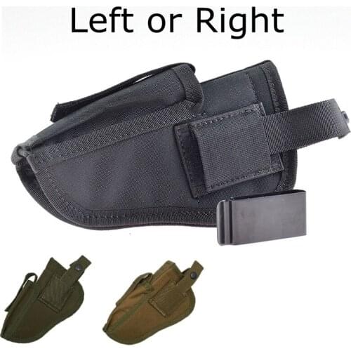 Tactical Left Right Hand Gun Holster Airsoft Concealed Carry Handgun Holsters with Belt Clip for All Pistol