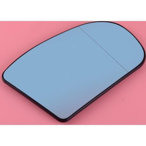 DWCX Car Right Passenger Side Blue Heated Mirror Glass 2038100221 Fit for Benz E/C-Class W211 W203 Sedan Wagon 2003-2005 2006