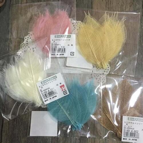 100pcs 6-8cm Natural Dried Rubber Tree Leaf Leaves Plants Herbarium For Jewelry Bookmark Postcard Making Accessories