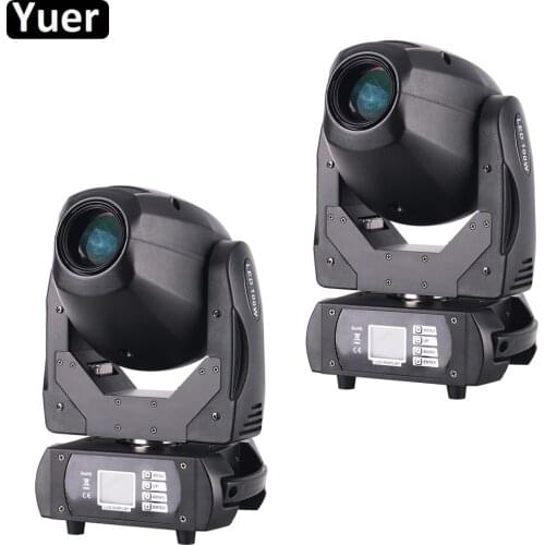 2Pcs/Lot Good quality LED 100W Beam Spot Moving Head Light 11 color+open Color wheel Stage Effect DMX512 Control KTV DJ Party