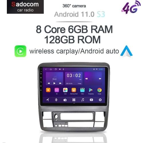 360 Panoramic Camera 6G+128G Android 10.0 Car DVD Player GPS MAP WIFI Bluetooth 5.0 RDS Radio For Toyota Alphard 2004-2008 2009