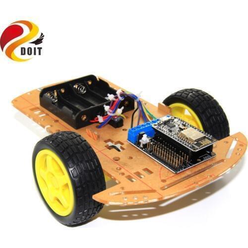 WiFi 2WD Smart Arduino Car Chassis Kit with Nodemcu ESP8266 Development Board+ESP-12E Motor Drive Shield DIY RC Toy