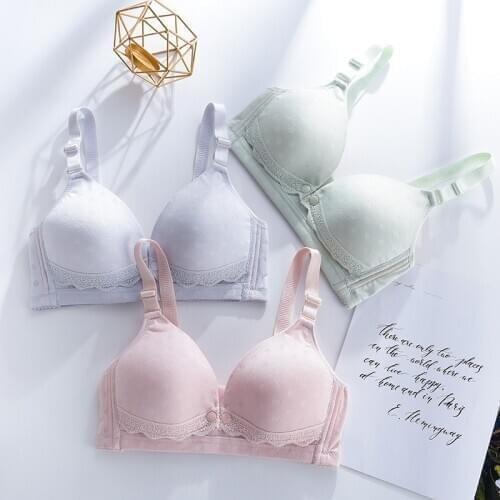 Wirefree Breastfeeding Bra Pregnancy Clothes Maternity Nursing Bra Soutien Gorge Allaitement Pregnant Women Underwear Clothes