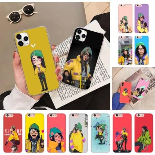 Killjoy valorant Phone Case Case for iPhone 12 Pro Max X XS MAX 6s 78 Plus Cover Bumper for SE 2020 phone case