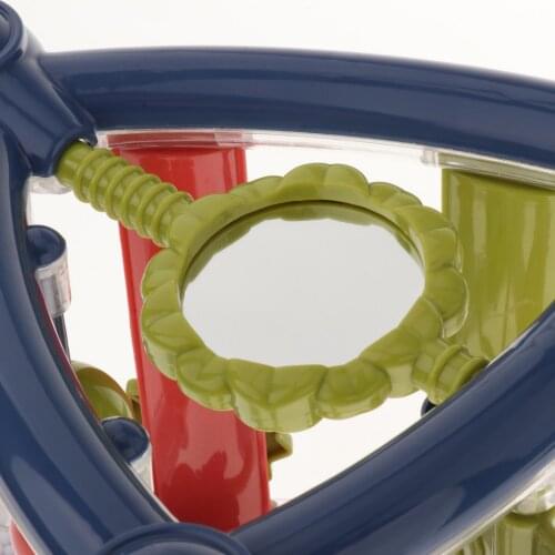 Baby Activity Cube Toy Kids Bead Maze Animal Shape Sorter Blocks Rattle Toy