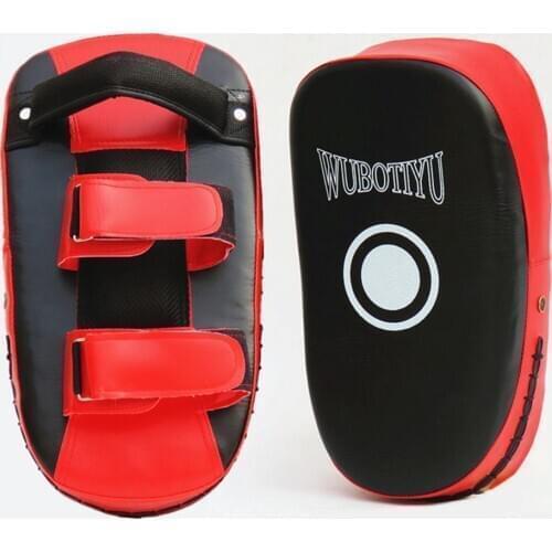 FDBRO 1pcs Sport Training Foot Target Boxing Muay Thai Kick Pad Training Shield Curve Pads Punch MMA Fight Punching Bag Durable