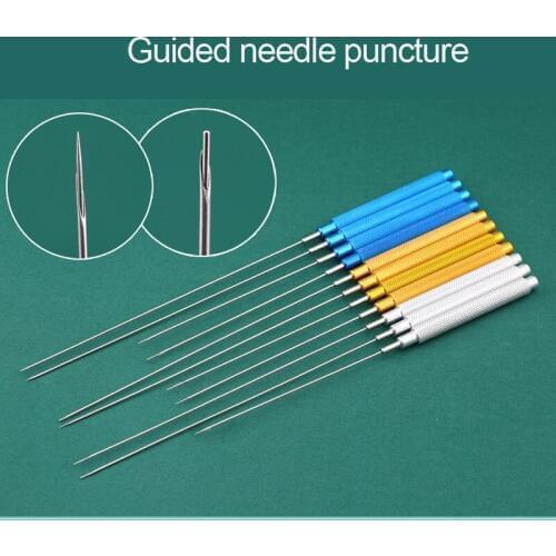 Eyelid Tools Golden handle face puncture guide needle Beauty Health Cosmetic Makeup Tools/Accessories