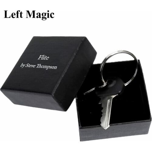 Flite by Steve Thompson Borrowed Ring To Keychain Magic Tricks Professional Magician Appearing/Vanising Mentalism Props