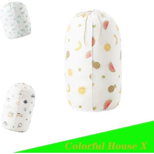 Storage Organizer A Bag Household Products High Capacity Drawstring Packaging Round Bag Drawstring Bag Dust-Proof Two Sizes S/L