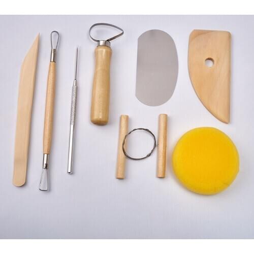 30pcs Clay Sculpting Kit DIY Sculpt Smoothing Wax Carving Pottery Ceramic Tools Polymer Shapers Modeling Carved Tool Perfect