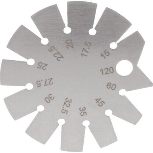 Stainless Steel Bevel Gauge Angle Protractor Range 15°-120° Gage Tools