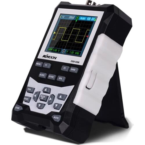 KKmoon Oscilloscope DS0120M High Definition 2.4 Inch TFT Digital Oscilloscope 120MHz Bandwidth 500MSa/s Sampling Rate Tool