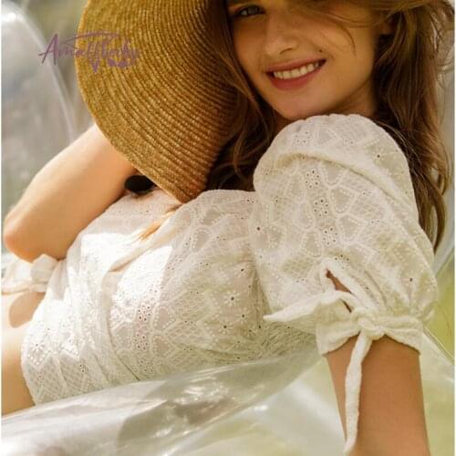 French Sweet Pajamas for Women Sleepwear Lace Floral Bandage Sleep Tops Two-Piece Underwear Set Can Be Wear Outside Dropshipping