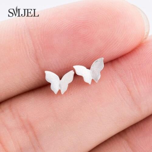 SMJEL Cute Butterfly Stud Earrings For Women 3D-Butterfly Earings Fashion Jewelry Accessories