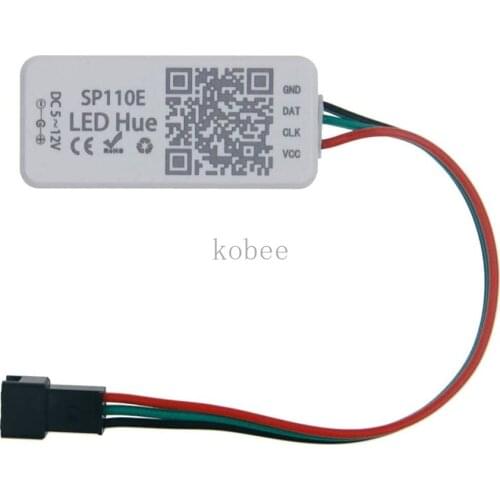 SP110E Bluetooth Smart Led Pixel Light Controller For WS2812B WS2811 SK6812 WS2815 WS2813 RGB RGBW Full Color Led Strip