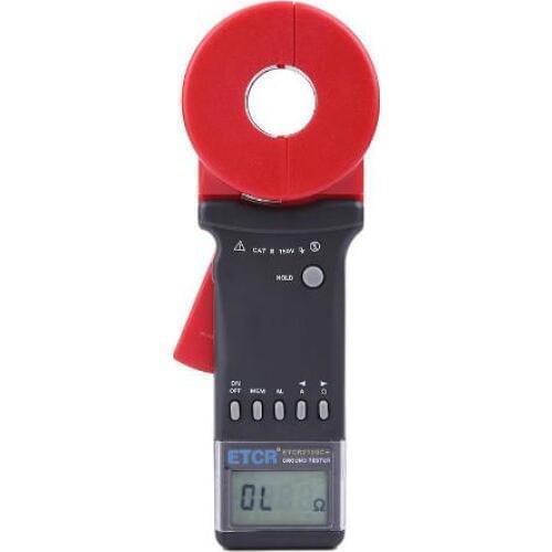 ETCR2100C+ Clamp Ground Earth Resistance Tester 0.01-1200ohm 0.00mA-20.0A