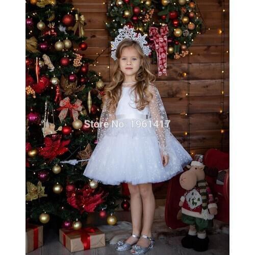 Party Wedding Baby Girls Dress Kids Baby Flower Lace Dresses For Girls Princess Christmas Birthday Toddler Child Costumes