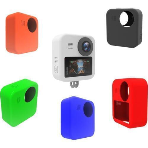 Protective Case Camera Soft Silicone Case Len Caps Cover Body 6 Colors Shell For GoPro Max Action Camera Accessories