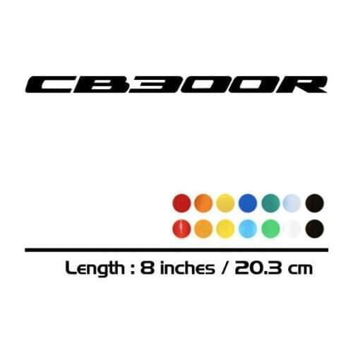 2 X New Sales motorcycle bike Fuel tank Wheels Fairing notebook Luggage helmet MOTO Sticker decals For HONDA CB300R
