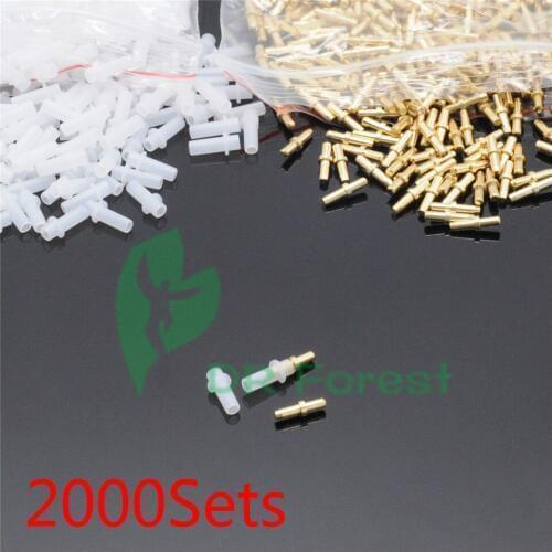2000x NEW Denties Short PIN WITH SLEEVES Dental Lab Suppliers 10mm