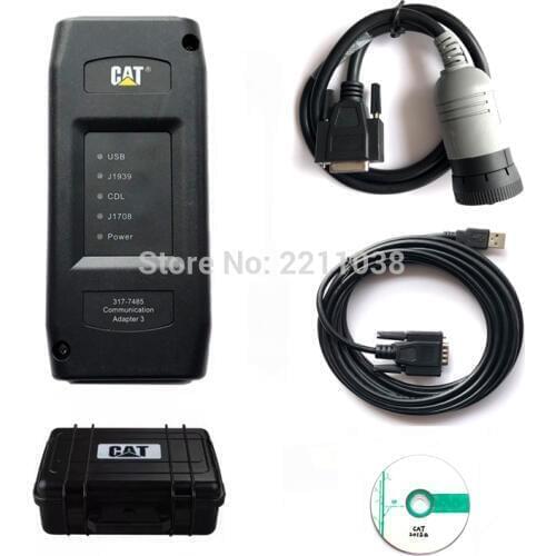 2020 Real CAT ET3 Adapter III 317-7485 2015A CAT truck diagnostic tool CAT III Communication Adapter III CAT3 without WIFI