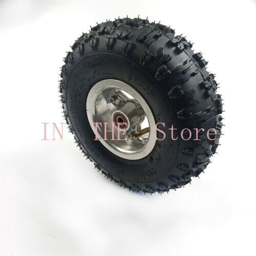 4.10-4 inch ultra-wearable tyre &inner tube & hub rims 4.10-4 tires wheel for electric tricycle scooter 4 wheeled vehicle ATV