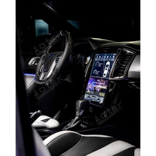 Android 9 Radio Multimedia Car Cassette Recorder Stereo Player For Ford Ranger 2015 2016 2017 2018 2019 Tesla GPS Navi Head Unit