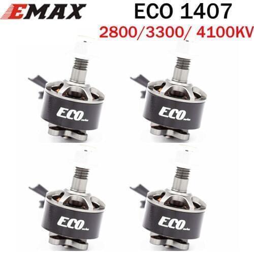 1PCS /4PCS Emax ECO Micro Series 1407 4100/3300/ 2800kv Brushless Motor for Fpv Drone Rc Plane